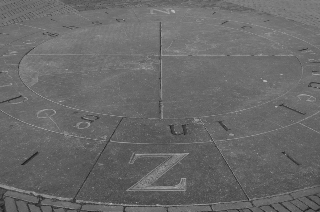Compass on the Markt in Delft